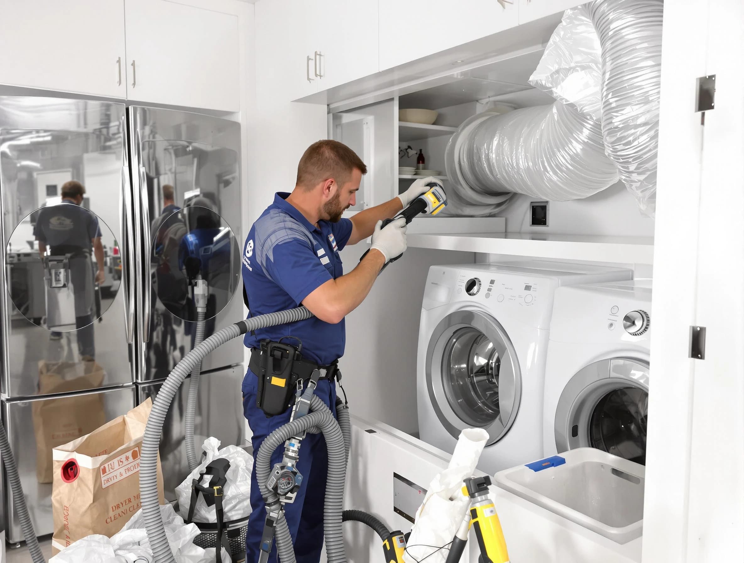 Professional duct cleaning by Wellsville Dryer Vent Cleaning in Wellsville
