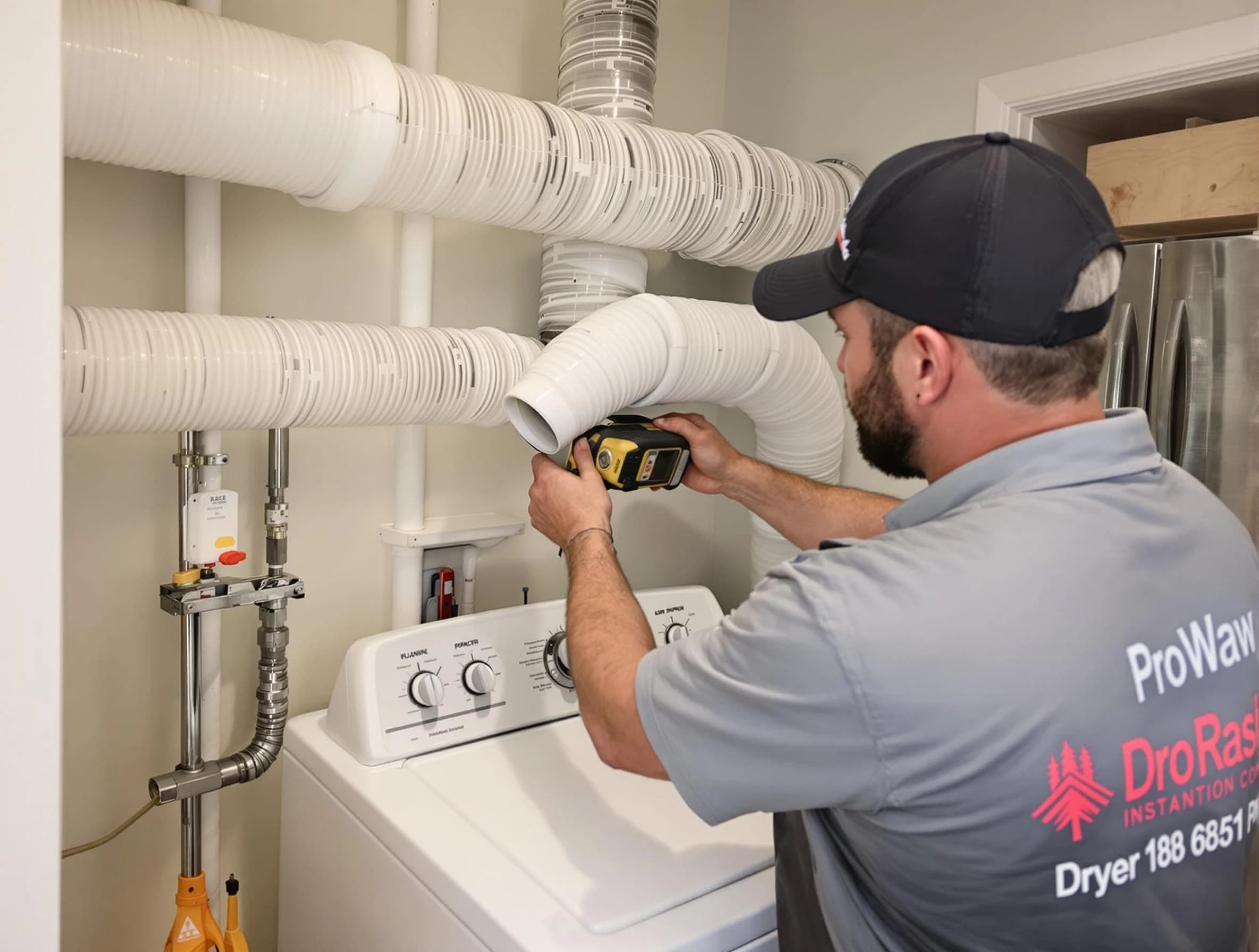 Professional dryer vent hose installation by Wellsville Dryer Vent Cleaning in Wellsville