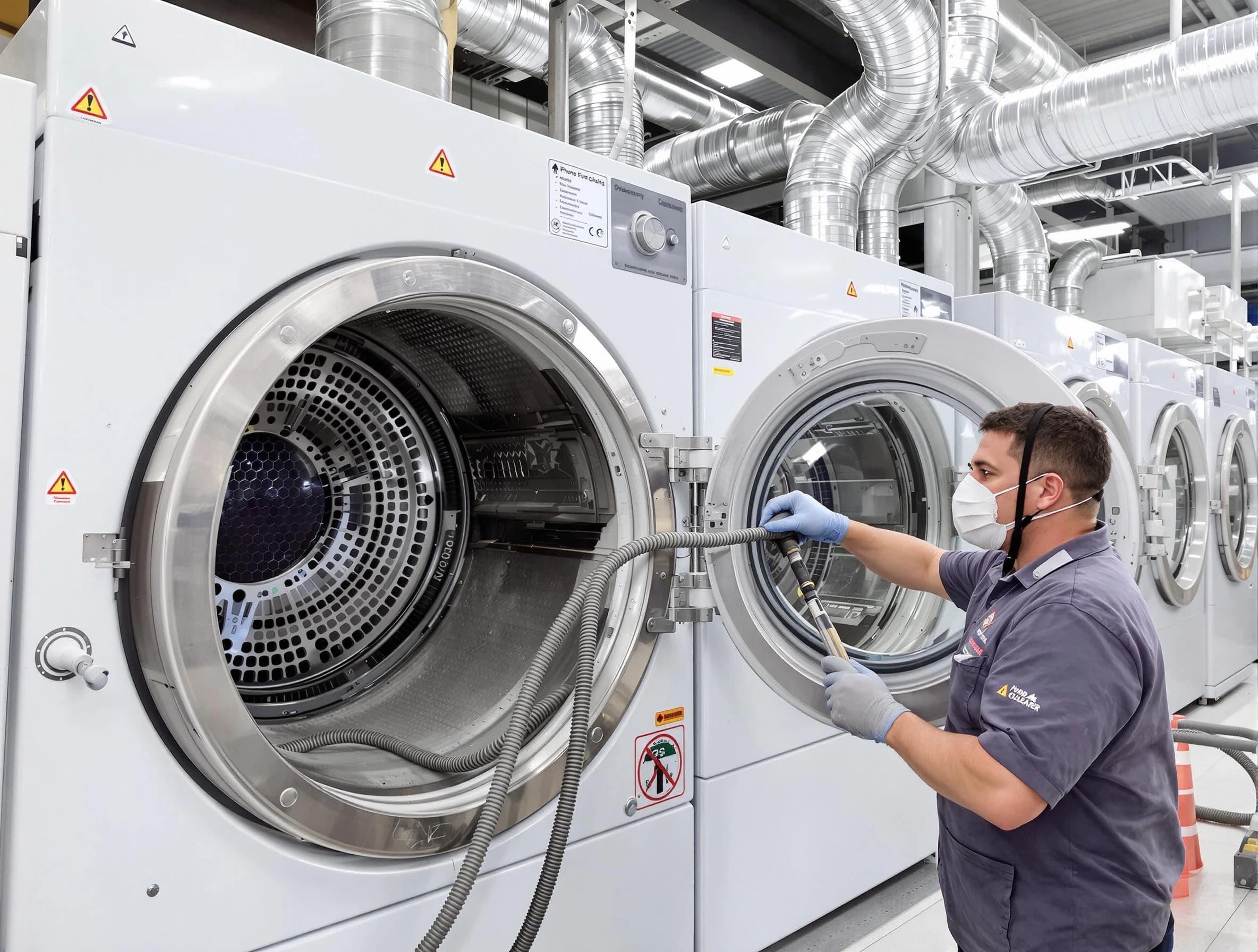 Industrial-grade dryer vent cleaning by Wellsville Dryer Vent Cleaning in Wellsville