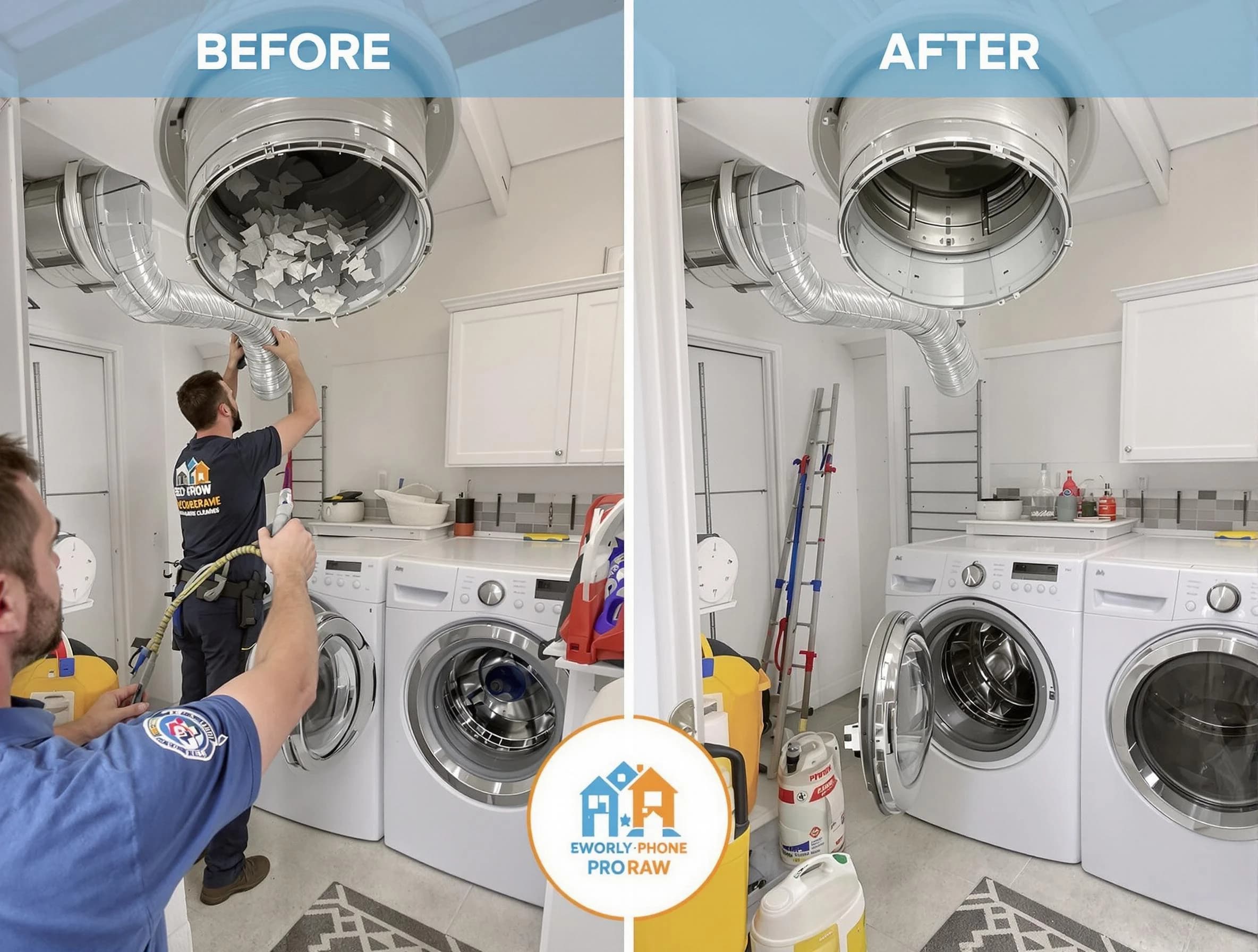 Residential dryer vent cleaning by Wellsville Dryer Vent Cleaning in Wellsville
