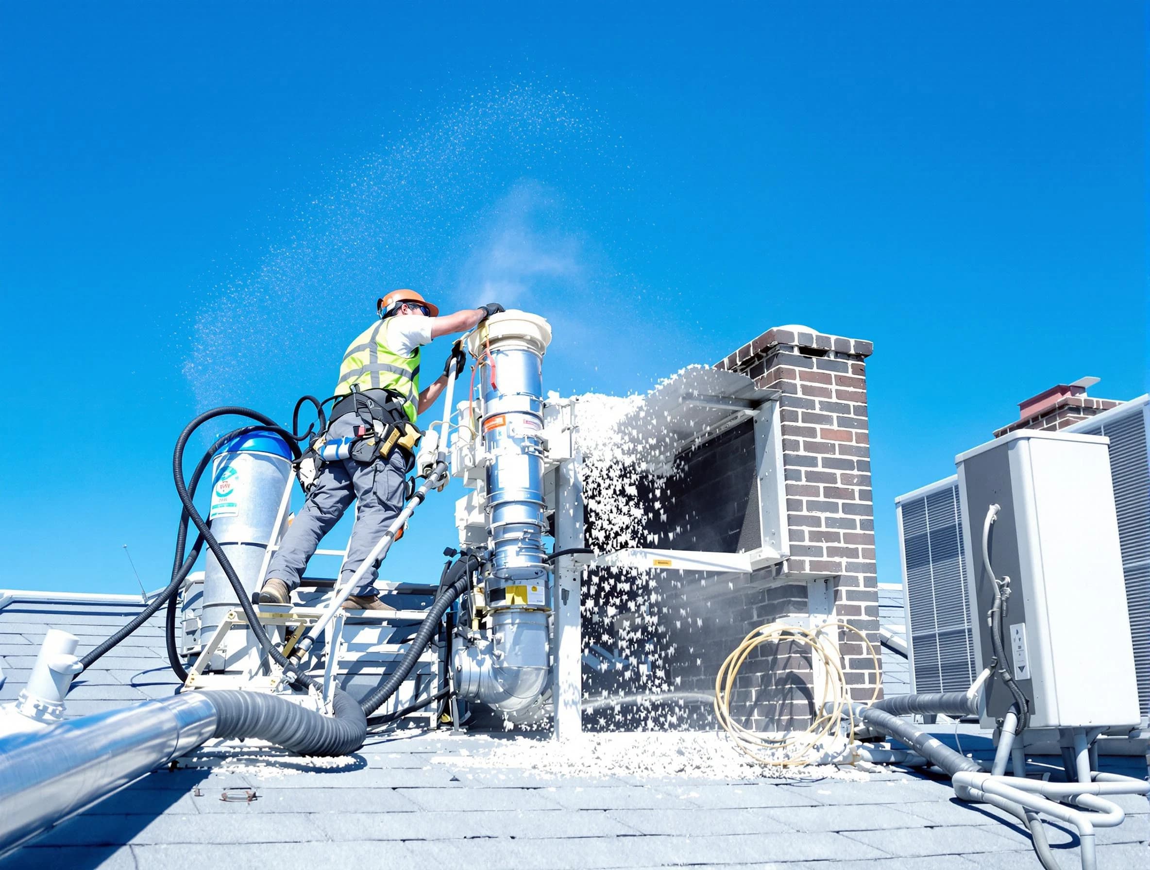 Expert roof dryer vent cleaning by Wellsville Dryer Vent Cleaning in Wellsville