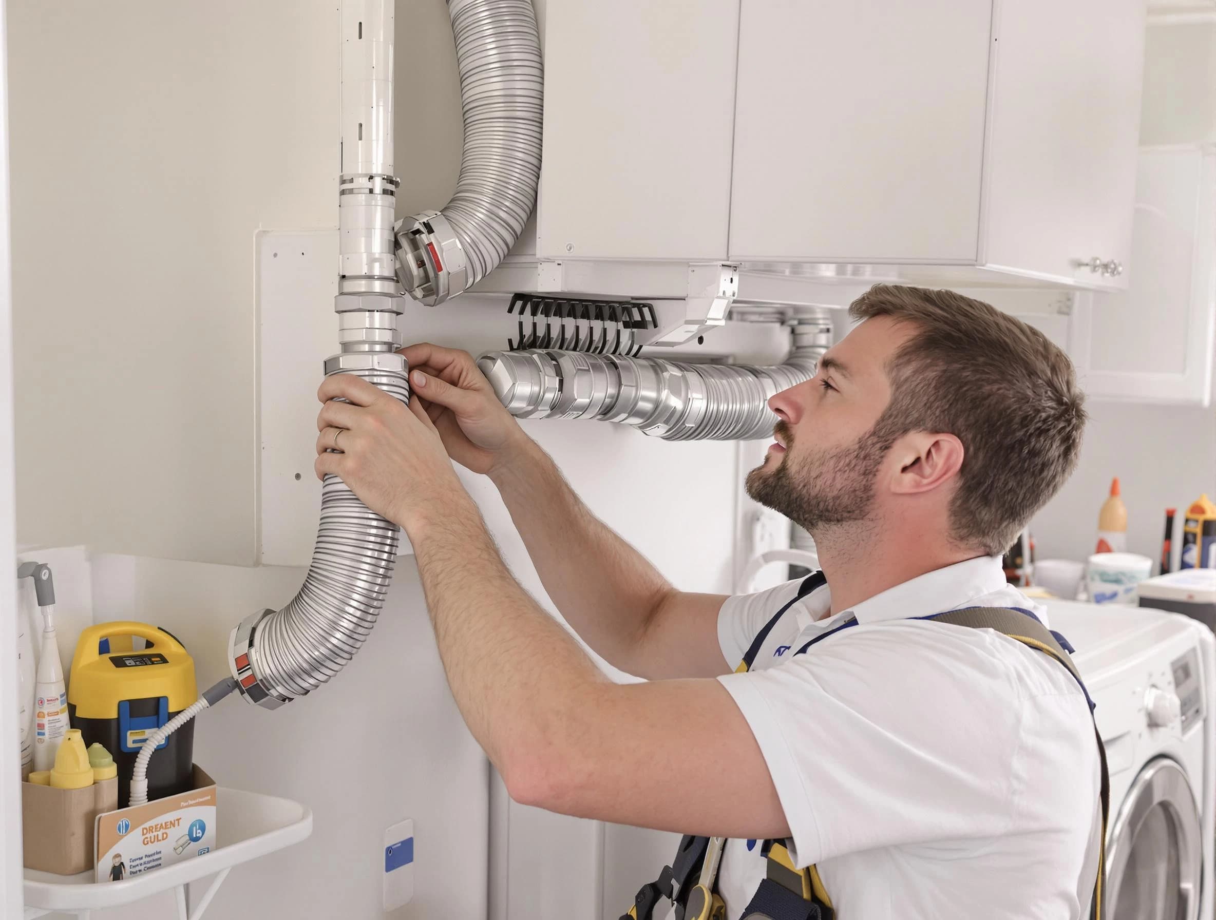 Professional dryer vent repair and installation by Wellsville Dryer Vent Cleaning in Wellsville