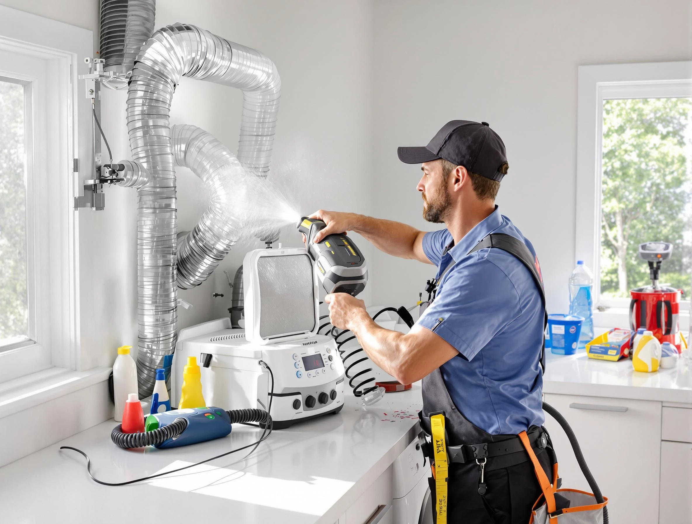 Residential Dryer Vent Cleaning in Wellsville